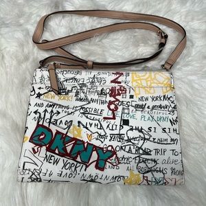 DKNY Shoulder Strap Graffiti Style Satchel Purse/Bag